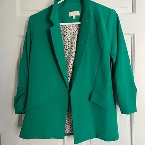 Skies Are Blue Emerald Blazer